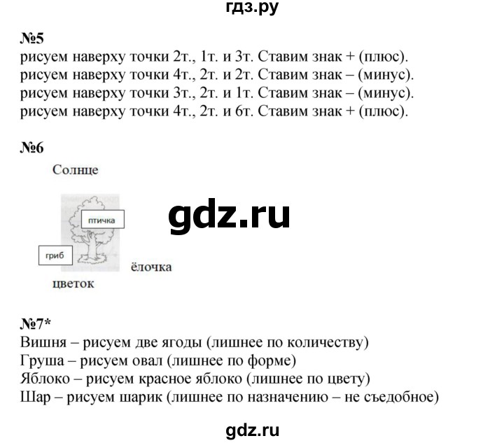 ГДЗ по математике 1 класс Петерсон рабочая тетрадь  часть 1. страница - 29, Решебник 2022