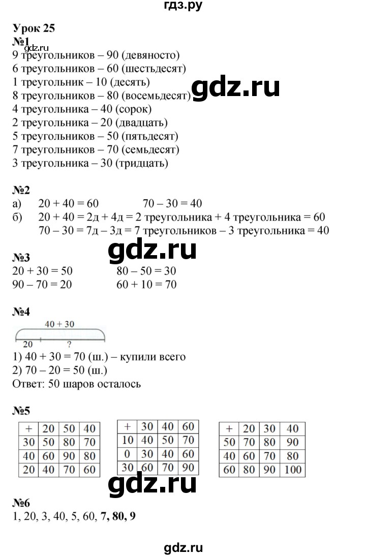 ГДЗ по математике 1 класс Петерсон рабочая тетрадь  часть 3. страница - 33, Решебник 2022