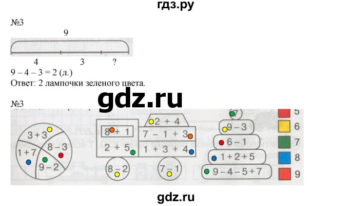 ГДЗ по математике 1 класс Петерсон рабочая тетрадь  часть 3. страница - 17, Решебник 2016