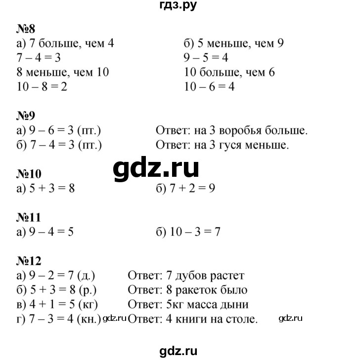 ГДЗ по математике 1 класс Петерсон рабочая тетрадь Углубленный уровень часть 3. страница - 56, Решебник 2022