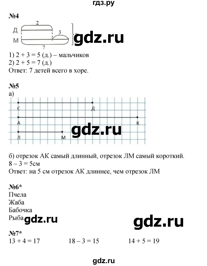 ГДЗ по математике 1 класс Петерсон рабочая тетрадь Углубленный уровень часть 3. страница - 13, Решебник 2023