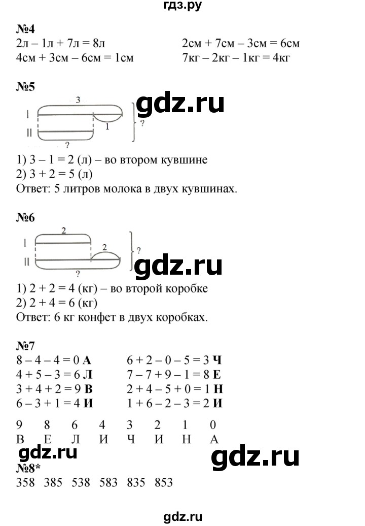 ГДЗ по математике 1 класс Петерсон рабочая тетрадь Углубленный уровень часть 3. страница - 15, Решебник 2023