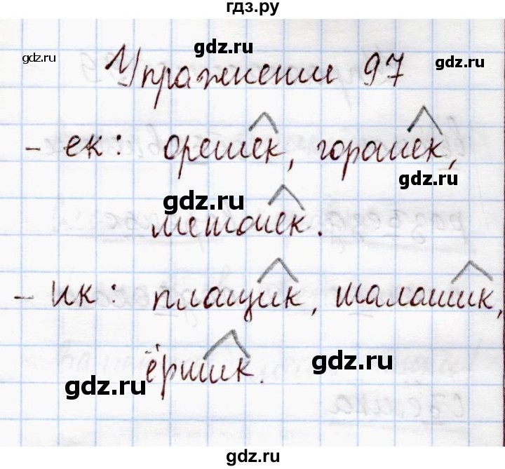 Русский язык страница 97 упражнение 195