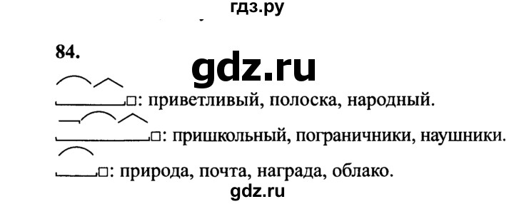 Русский язык страница 50 упражнение 84