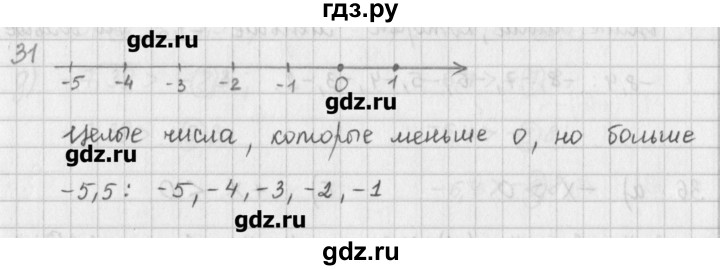 ГДЗ по математике 6 класс Гамбарин сборник задач и упражнений   упражнение - 31, Решебник