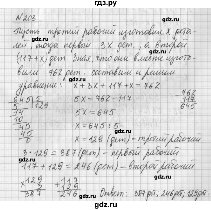 ГДЗ по математике 6 класс Мерзляк дидактические материалы  вариант 2 - 203, Решебник №1