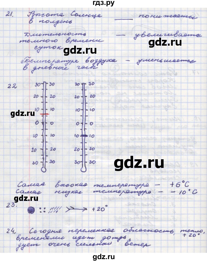 ГДЗ по окружающему миру 3 класс  Поглазова рабочая тетрадь  часть 1 (страница) - 21, Решебник