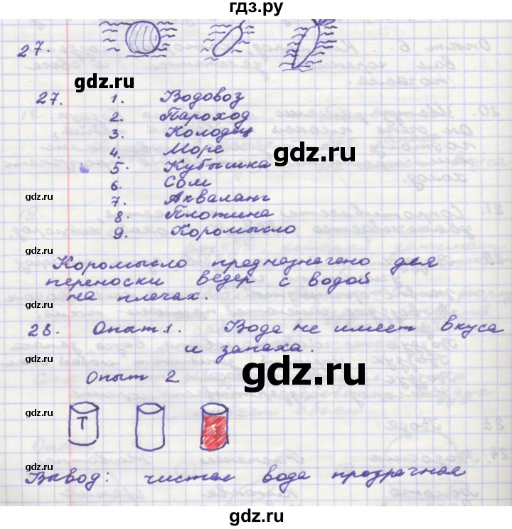 ГДЗ по окружающему миру 3 класс  Поглазова рабочая тетрадь  часть 1. страница - 31, Решебник 2016