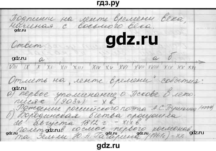 ГДЗ по окружающему миру 4 класс  Поглазова рабочая тетрадь  часть 1. страница - 10, Решебник 2016