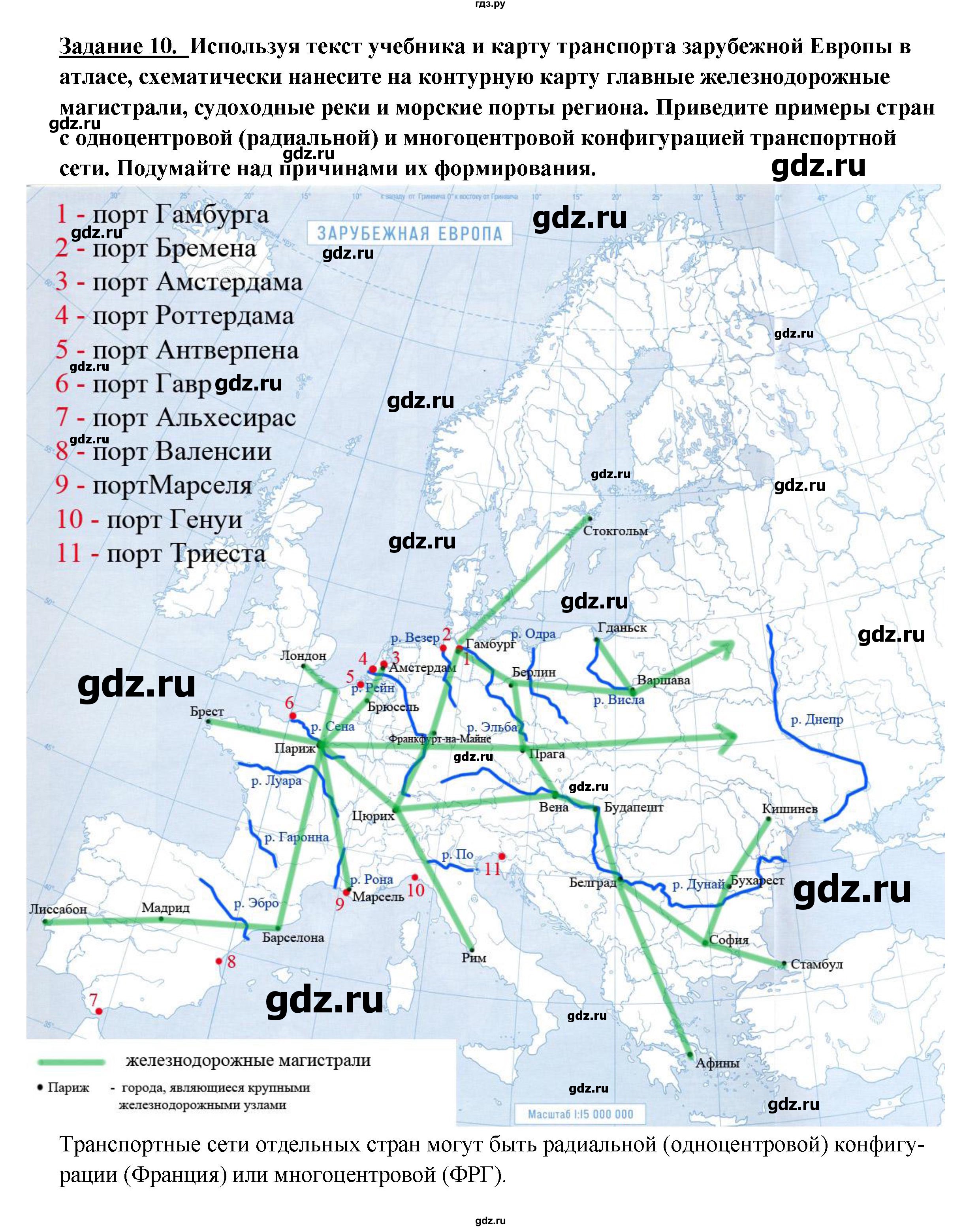 ГДЗ по географии 10‐11 класс  Максаковский  Базовый уровень страница - 227, Решебник 2017