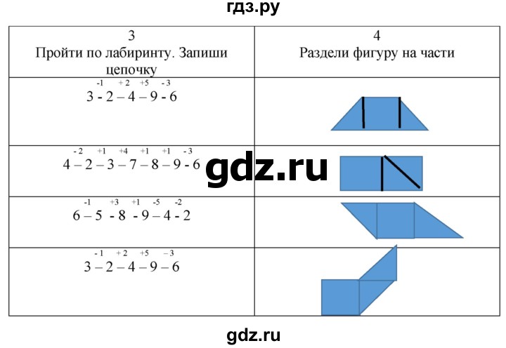 ГДЗ по математике 1 класс Башмаков   часть 1. страница - 125, Решебник 2023