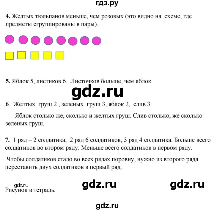 ГДЗ по математике 1 класс Башмаков   часть 1. страница - 33, Решебник 2023