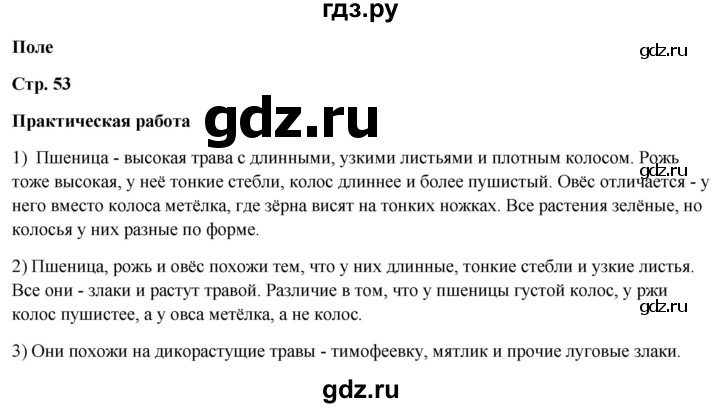 ГДЗ по окружающему миру 4 класс  Ивченкова   часть 1. страница - 53, Решебник 2023