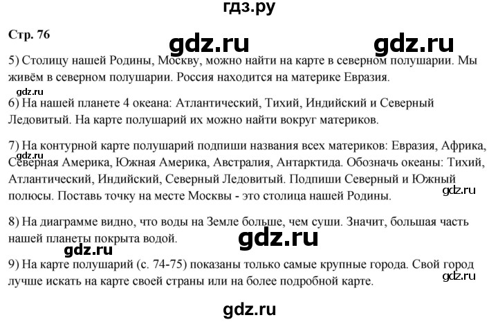 ГДЗ по окружающему миру 4 класс  Ивченкова   часть 1. страница - 76, Решебник 2023