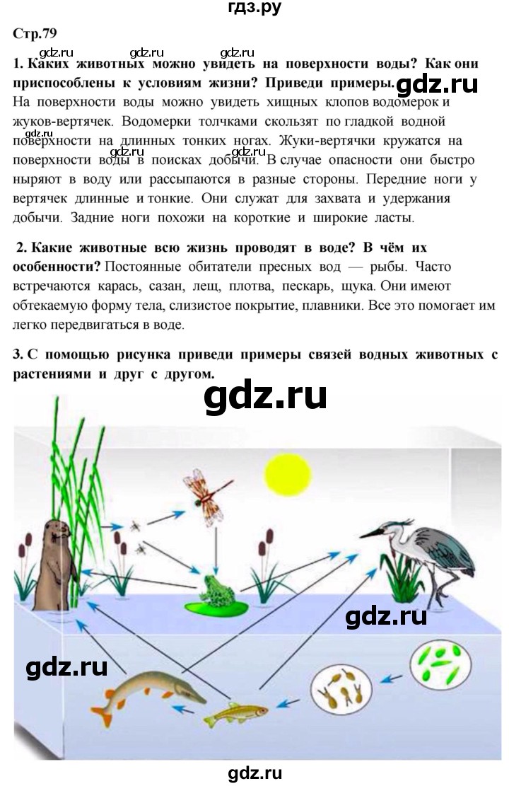 ГДЗ по окружающему миру 4 класс  Ивченкова   часть 1. страница - 79, Решебник 2014 №1