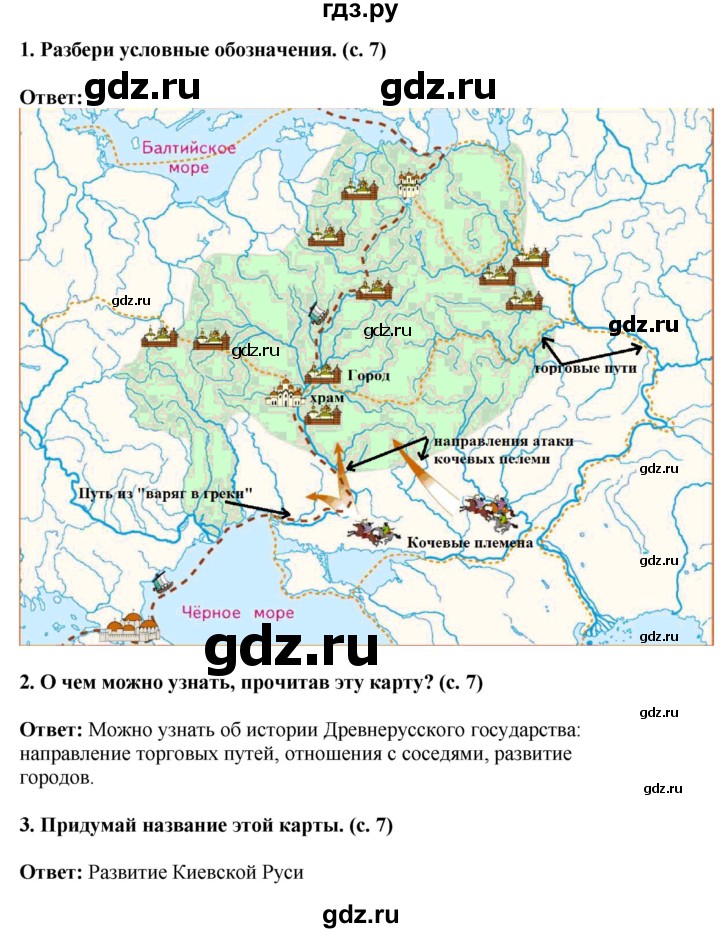 ГДЗ по окружающему миру 4 класс  Ивченкова   часть 2. страница - 7, Решебник 2014 №1