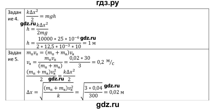 ГДЗ по физике 7 класс Грачев рабочая тетрадь  параграф - 44, Решебник №1