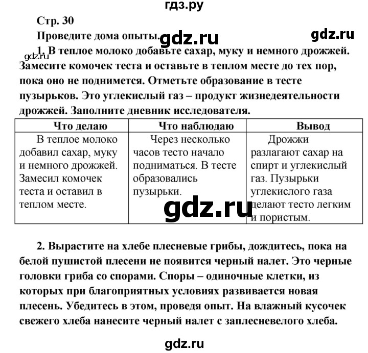 ГДЗ по биологии 6 класс Сухова   страница - 30, решебник