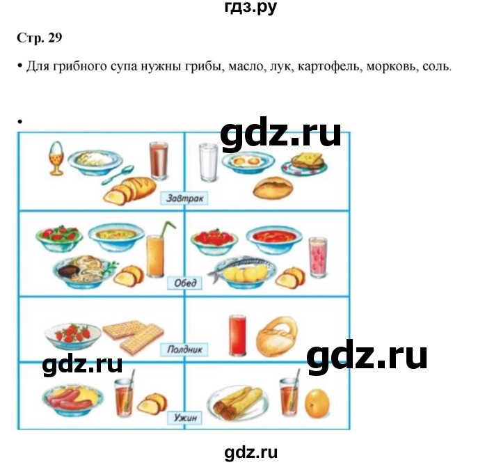 ГДЗ по окружающему миру 1 класс Ивченкова рабочая тетрадь  часть 1. страница - 29, Решебник 2023