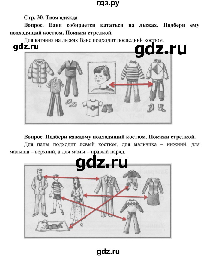 ГДЗ по окружающему миру 1 класс Ивченкова рабочая тетрадь  часть 1. страница - 30, Решебник 2017