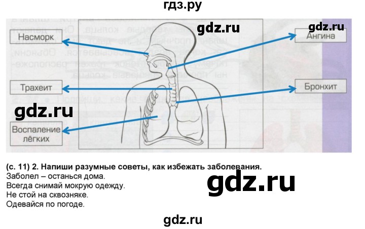 ГДЗ по окружающему миру 4 класс Вахрушев рабочая тетрадь  часть 1 Вахрушев (страница) - 11, Решебник №1