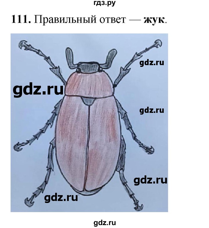 ГДЗ по окружающему миру 3 класс Потапов рабочая тетрадь  часть 1. задание - 111, Решебник 2023