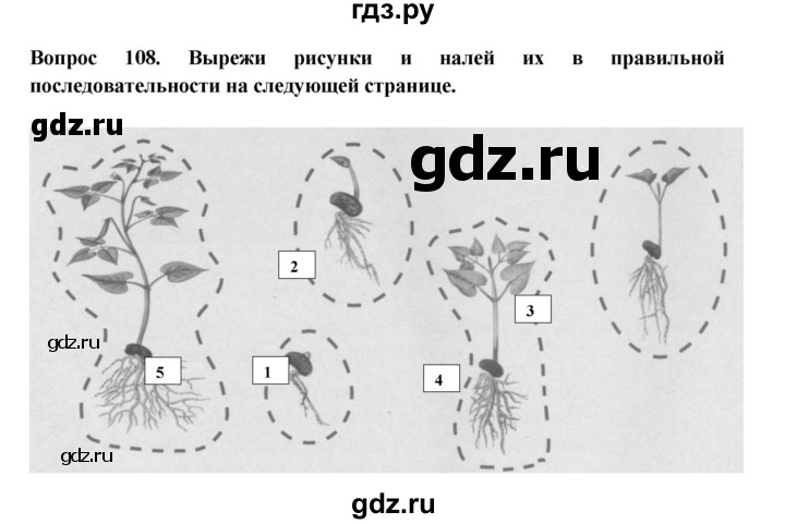 ГДЗ по окружающему миру 3 класс Потапов рабочая тетрадь  часть 1. задание - 108, Решебник 2018