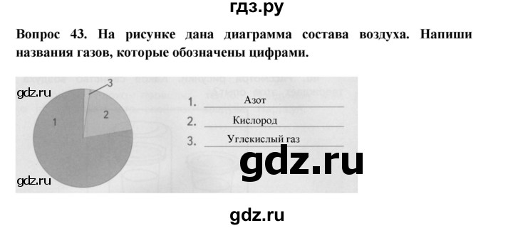 ГДЗ по окружающему миру 3 класс Потапов рабочая тетрадь  часть 1. задание - 43, Решебник 2018