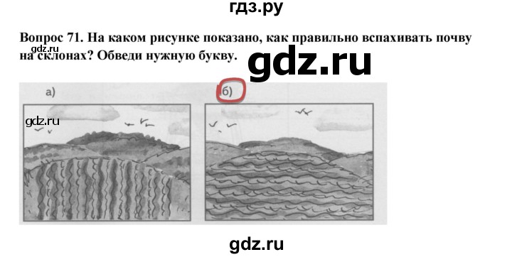 ГДЗ по окружающему миру 3 класс Потапов рабочая тетрадь  часть 1. задание - 71, Решебник 2018