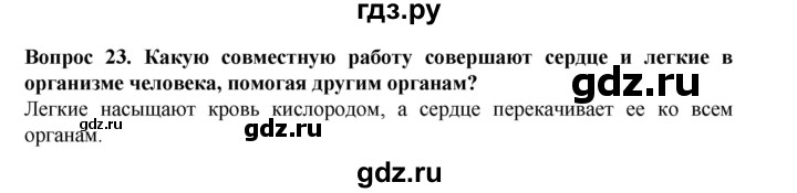 ГДЗ по окружающему миру 3 класс Потапов рабочая тетрадь  часть 2. задание - 23, Решебник 2018