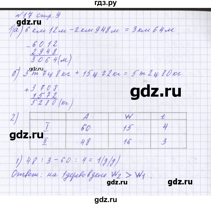 ГДЗ по математике 4 класс Петерсон рабочая тетрадь  часть 1. страница - 9, Решебник №1 2017