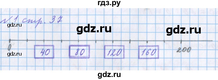 ГДЗ по математике 4 класс Петерсон рабочая тетрадь  часть 2. страница - 37, Решебник №1 2017