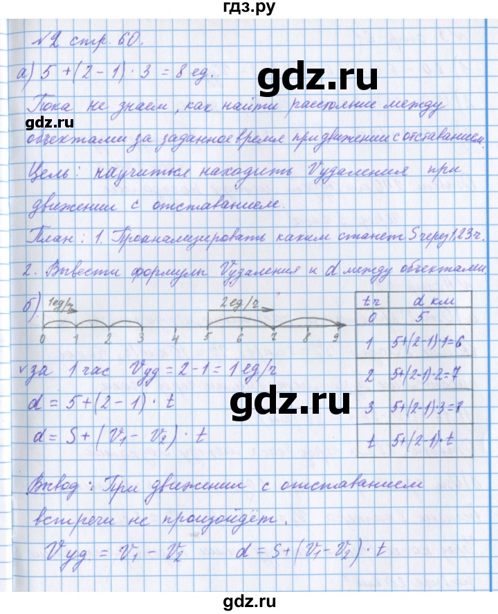 ГДЗ по математике 4 класс Петерсон рабочая тетрадь  часть 2. страница - 60, Решебник №1 2017