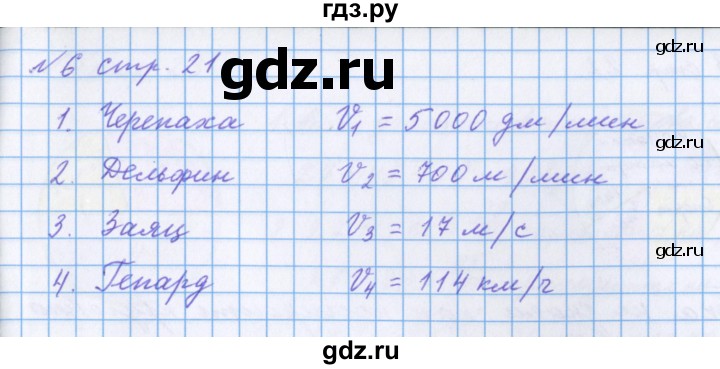 ГДЗ по математике 4 класс Петерсон рабочая тетрадь  часть 3. страница - 21, Решебник №1 2017