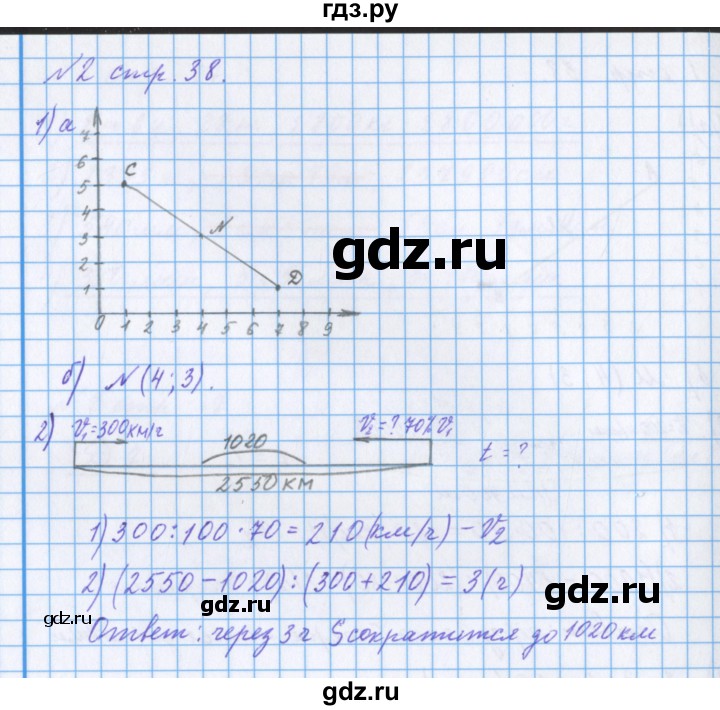 ГДЗ по математике 4 класс Петерсон рабочая тетрадь  часть 3. страница - 38, Решебник №1 2017
