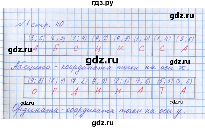 ГДЗ по математике 4 класс Петерсон рабочая тетрадь  часть 3. страница - 40, Решебник №1 2017