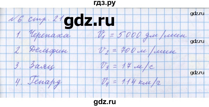 ГДЗ по математике 4 класс Петерсон рабочая тетрадь  часть 3. страница - 21, Решебник 2017 №1
