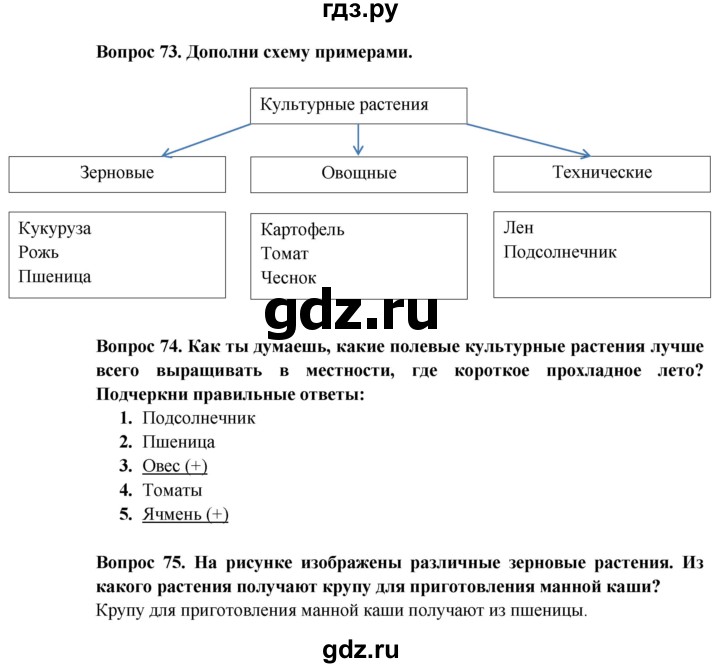 ГДЗ по окружающему миру 4 класс Ивченкова рабочая тетрадь  часть 1. страница - 33, Решебник 2017 №1
