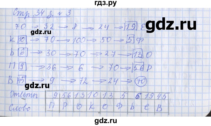 ГДЗ по математике 3 класс Дорофеев рабочая тетрадь  часть 2. страницы - 35, Решебник №1 к тетради 2020