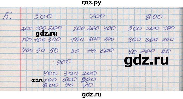 ГДЗ по математике 3 класс Дорофеев рабочая тетрадь  часть 2. страницы - 36, Решебник №2 2017