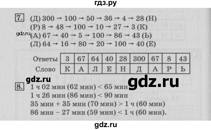 ГДЗ по математике 3 класс Дорофеев рабочая тетрадь  часть 2. страницы - 42, Решебник №3 2017