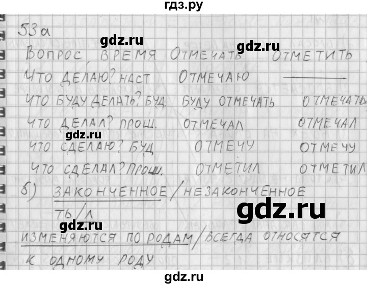 ГДЗ по русскому языку 3 класс Нечаева рабочая тетрадь  часть 2. упражнение - 53, Решебник 2015 №1