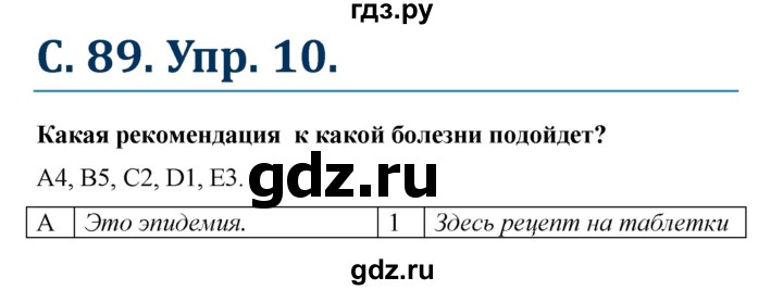 ГДЗ по немецкому языку 7 класс Радченко Рабочая тетрадь Wunderkinder Базовый и углубленный уровень страница - 89, Решебник 2017