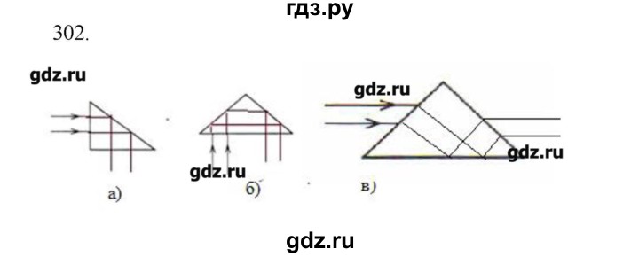 ГДЗ по физике 7 класс  Пурышева рабочая тетрадь  упражнение - 302, Решебник №1