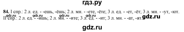 ГДЗ по русскому языку 4 класс Климанова рабочая тетрадь  часть 2. упражнение - 84, Решебник 2024
