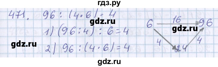 ГДЗ по математике 3 класс Давыдов   упражнение - 471, Решебник №1