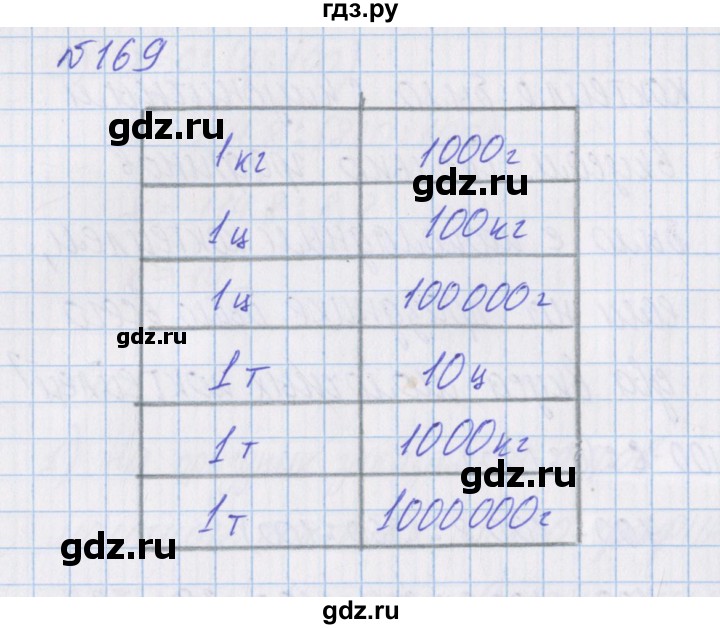 ГДЗ по математике 4 класс Александрова   часть №1 / упражнение - 169, Решебник №1