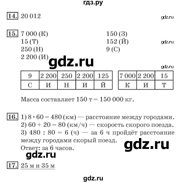 ГДЗ по математике 4 класс Дорофеев рабочая тетрадь  часть 2. страница - 21, Решебник №2 2018