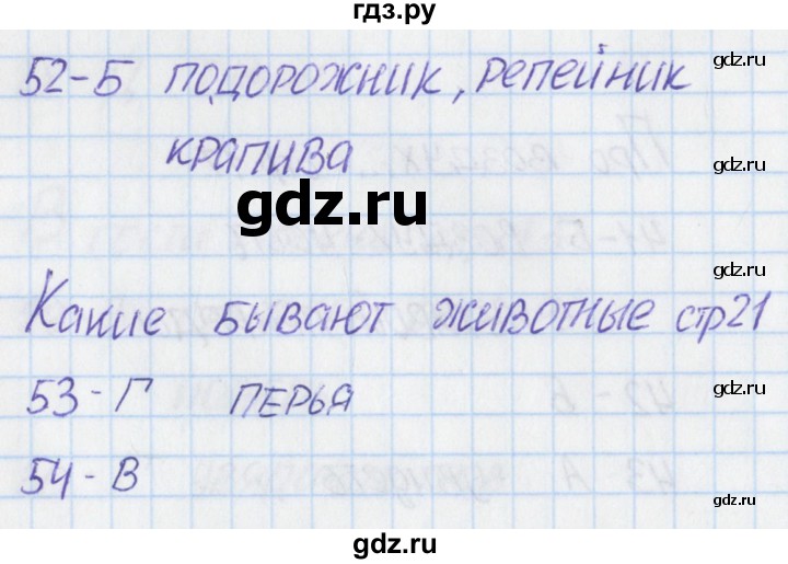 ГДЗ по окружающему миру 2 класс Плешаков тесты  страница - 21, Решебник 2017