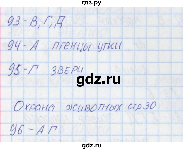 ГДЗ по окружающему миру 3 класс Плешаков тесты  страница - 30, Решебник 2018